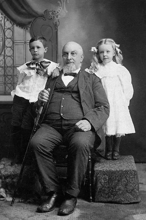 George Bolles with Hugh and Dorthy Parker