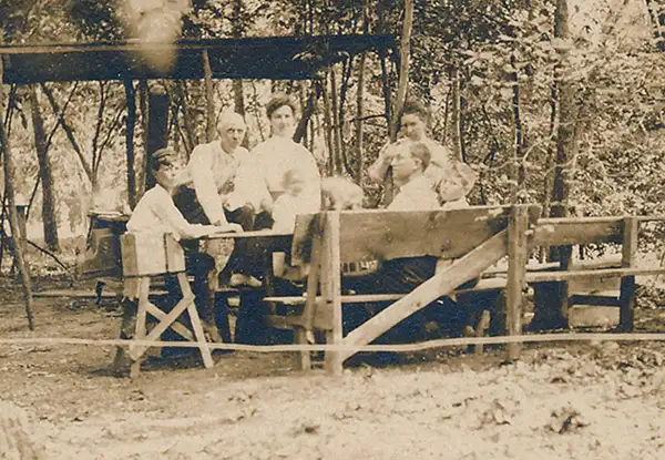 Camping on the Volga River